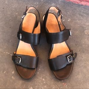 Madewell Heeled Sandal Black Size 7